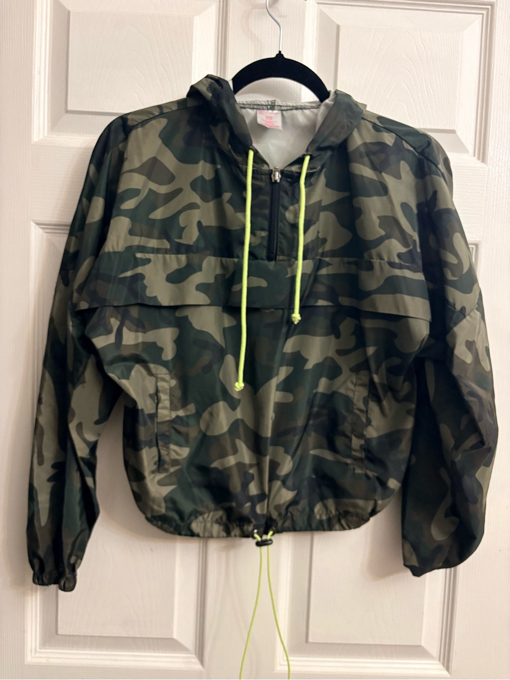 Camo windbreaker